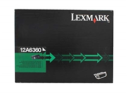 Lexmark 12A6360 OEM Remanufactured Black Toner Cartridge for Label Applications