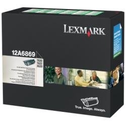 Lexmark 12A6869 OEM "Return Program" Black High Capacity Toner Cartridge for Label Application