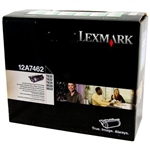 Lexmark 12A7462 OEM "Return Program" Black High Capacity Print Laser Toner Cartridge