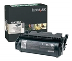 Lexmark 12A7468 OEM "Return Program" Black High Capacity Print Toner Cartridge for Label Application