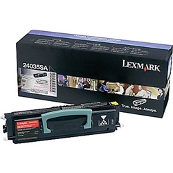 Lexmark 24035SA OEM Black Laser Toner Cartridge