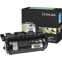 Lexmark 64015HA OEM "Return Program" Black High Capacity Laser Toner Cartridge