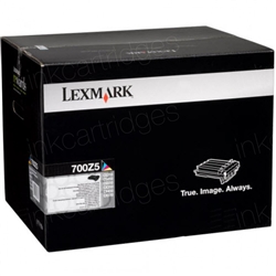 Lexmark 700Z5 ( 70C0Z50 ) OEM Black/Colour Imaging Kit includes Imaging Unit (Drum Frame with Black, Cyan,Yellow, Magenta Drum Units) and Black, Cyan, Magenta an Yellow Developer Unit