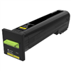 Lexmark 72K0X40 OEM Yellow High Yield Laser Toner Cartridge