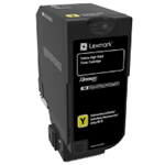 Lexmark 74C0H40 OEM Yellow Extra High Yield Laser Toner Cartridge