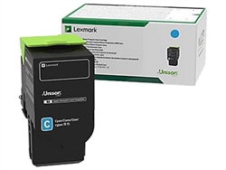 Lexmark 78C1UCE OEM Cyan Contract Ultra High Yield Laser Toner Cartridge