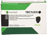 Lexmark 78C1UK0 OEM "Return Program" Black Ultra High Yield Laser Toner Cartridge