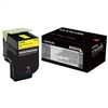Lexmark 800X4 ( 80C0X40 ) OEM Yellow Extra High Yield Laser Toner Cartridge