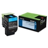 Lexmark 801SC ( 80C1SC0 ) OEM "Return Program" Cyan Laser Toner Cartridge