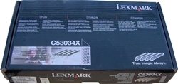 Lexmark C53034X OEM Black Toner Photoconductor (Pack of 4)