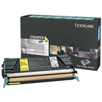 Lexmark C5340YX OEM "Return Program" Yellow Extra High Yield Laser Toner Cartridge