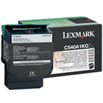 Lexmark C540A1KG OEM "Return Program" Black Laser Toner Cartridge
