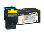 Lexmark C544X2YG OEM Yellow Extra High Yield Laser Toner Cartridge