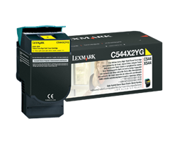 Lexmark C544X2YG OEM Yellow Extra High Yield Laser Toner Cartridge