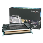 Lexmark C736H1KG OEM "Return Program" Black High Yield Toner Cartridge
