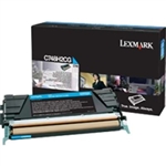 Lexmark C748H2CG OEM Cyan High Yield Laser Toner Cartridge