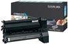 Lexmark C780A1CG OEM "Return Program" Cyan Laser Toner Cartridge
