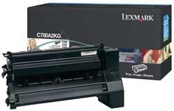 Lexmark C780A2KG OEM Black Laser Toner Cartridge