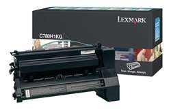 Lexmark C780H1KG OEM "Return Program" Black High Yield Laser Toner Cartridge