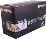 Lexmark C792A1CG OEM "Return Program" Cyan Toner Cartridge