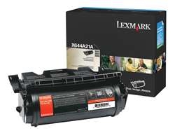 Lexmark X644A21A OEM Black Laser Toner Cartridge