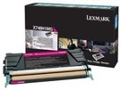 Lexmark X748H1MG OEM "Return Program" Magenta High Yield Laser Toner Cartridge