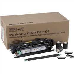 Ricoh 406642 OEM Fuser Maintenance Kit 100V includes Fuser Unit [G175-4118], Transfer Roller [G129-6260], 3 x Separation Pad [G096-3066] and 3 x Feed Rollers [G052-3103]