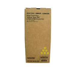 Ricoh 841360 OEM Yellow Laser Toner Cartridge