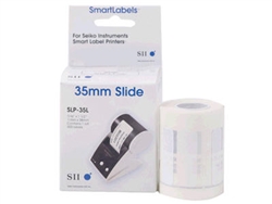 Seiko SLP-35L 35mm Slide Labels 7/16" x 1 1/2" (300 Labels/Roll / 1 roll per box)
