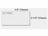 Seiko SLP-RTNC Return Label Clear 16mm x 51mm (220 Labels per roll / 1 roll per box)