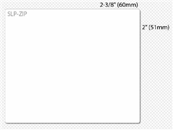 Seiko SLP-ZIP Zip Disk Labels 51mm x 59.5mm (190 labels per roll)