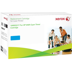 Xerox 106R02217 ( 106R2217 ) ( HP CE261A ) ( HP 648A ) Compatible Cyan Toner Cartridge