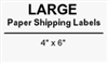 Brother DK1241 Large Shipping Labels 4" x 6" (101mm x 152mm) (200 Labels)(Pack of 2)