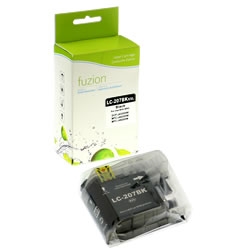 Brother LC207BK ( LC-207BK ) Compatible Black Extra High Yield Inkjet Cartridge H411