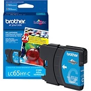 Brother LC65HYC ( LC-65HYC ) OEM Cyan High Capacity InkJet Cartridge