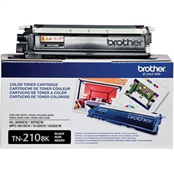 Brother TN210BK ( TN-210BK ) OEM Black Laser Toner Cartridge