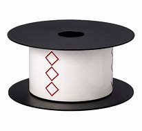 Brother BMSLT23GHS3V2 Mobile 3" x 2" TT GHS 3 Diamonds White Label (use BMSLPR03xx Ink Ribbons), 3mil, 5+ Years, 5" OD / 1" Core, 250 Labels/Roll, 1 Roll/Unit
