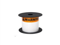 Brother BMSLT306CNT Mobile 3" Wide TT Continuous 1/2" Orange Header White Label (use BMSLPR03xx Ribbons), 2.8mil, 5+Yrs, 5"OD/1"Core, 75ft/Roll, 1Roll/Unit