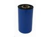 Brother BWS1C300110 110mm (4.33in) Wide TT Wax Ribbon, Black, 1in Core w Notch, 300m/Roll, 12 Rolls/Unit