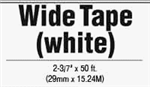 Brother DK2212 Continuous Length White Film Label 2.4" x 50' (62mm x 15.2m)