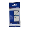 Brother HSE231 Black on White Heat Shrink Tube 0.46 in x 4.9 ft (11.7mm x 1.5m)