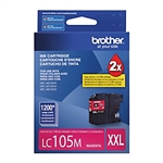 Brother LC105M ( LC-105M ) OEM Magenta High Yield Inkjet Cartridge