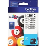 Brother LC201C ( LC-201C ) OEM Cyan Inkjet Cartridge