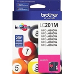 Brother LC201M ( LC-201M ) OEM Magenta Inkjet Cartridge