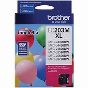 Brother LC203M ( LC-203M ) OEM Magenta High Yield Inkjet Cartridge (Pack of 2)