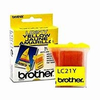 Brother LC21Y ( LC-21Y ) OEM Yellow Ink Cartridge