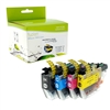 Brother LC3013 ( LC-3013 ) Compatible Combo Pack includes Black, Cyan, Magenta and Yellow
