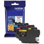 Brother LC30193PKS ( LC-30193PKS ) OEM Colour High Yield Inkjet Cartridges, Combo Pack