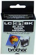 Brother LC31BK ( LC-31BK ) OEM Black Ink Cartridge