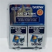 Brother LC31BK2PKS ( LC-31BK2PKS ) OEM Black Ink Cartridge (Pack of 2)